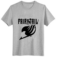 Fairy Tail cotton gray t-shirt