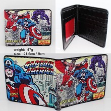 Captain America pu wallet