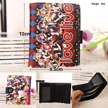  Love live anime wallet 