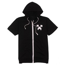 Minecraft cotton short sleeve hoodie