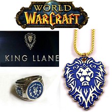 Warcraft ring+necklace