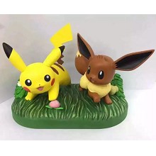 Pokemon Pikachu and Eevee figures a set