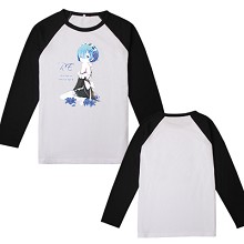 Re:Life in a different world from zero Rem long sleeve cotton t-shirt 