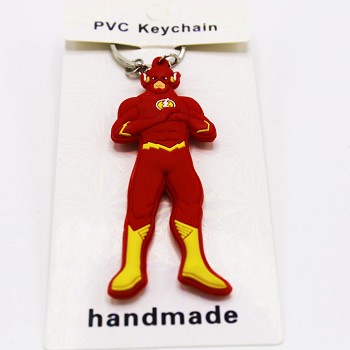 Flash PVC two-sided key chain