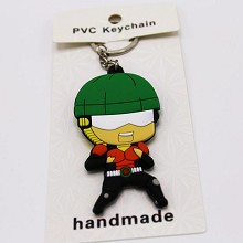The anime PVC two-sided key chain