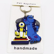 Monsters University PVC two-sided key chain