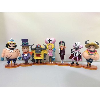 One Piece anime figures set(7pcs a set)