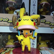 One Piece Chopper cos Pikachu figure
