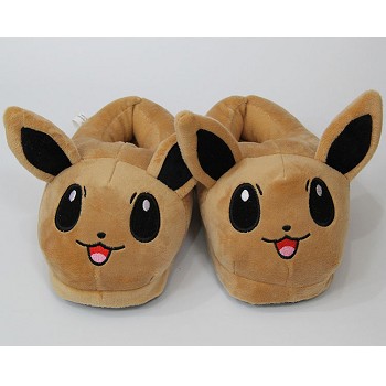 Pokemon Eevee plush slippers a pair(for children)