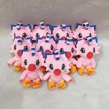 4inches Pokemon Digital Monster Piyomon plush dolls set(10pcs a set)