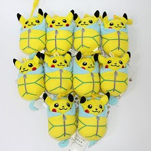 4inches Pokemon pikachu plush dolls set(10pcs a se...