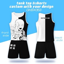 One Punch Man anime vest+short pants a set