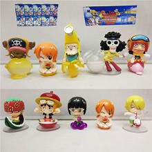 One Piece figures(10pcs a set)