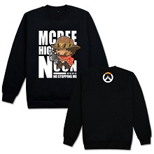Overwatch Mccree long sleeve thick hoodie