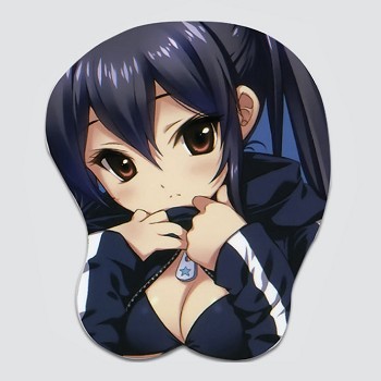 Black rock Shooter 3D silicone mouse pad
