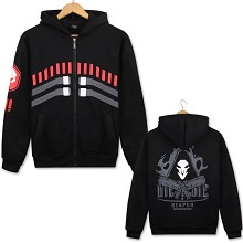Overwatch Reaper thick hoodie cloth