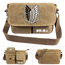 Attack on Titan canvas satchel shoulder bag