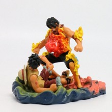 One Piece Luffy and ACE figure