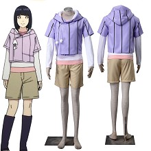 Naruto Hyuga Hinata cosplay cloth dress set(3pcs a...