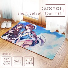 Ryuoh no Oshigoto short velvet floor mat ground mat(40X60)