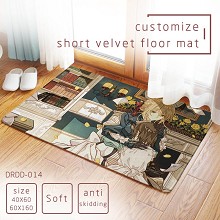 Card Captor Sakura short velvet floor mat ground mat(40X60)