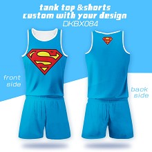 Super Man vest+short pants a set