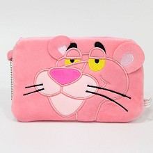 Pink Panther plush wallet