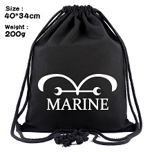 One Piece MARINE drawstring backpack bag