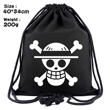 One Piece Luffy drawstring backpack bag