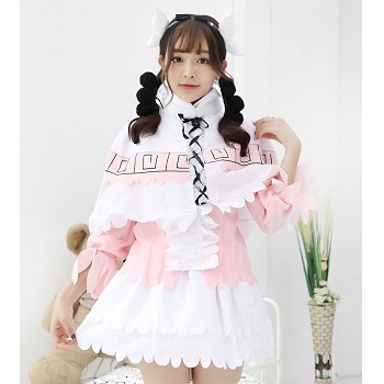 Miss Kobayashi's Dragon Maid Kanna Kamui cosplay costume cloth dress a set