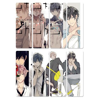 10count anime pvc bookmarks set(5set)