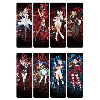 The Seven Deadly Sins anime pvc bookmarks set(5set)