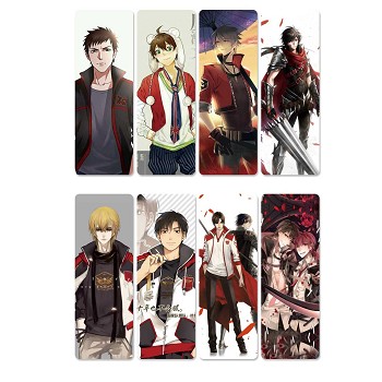 China glory anime pvc bookmarks set(5set)
