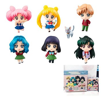 Sailor Moon 20th figures set(6pcs a set)