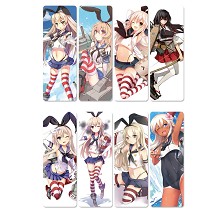 Collection anime pvc bookmarks set(5set)