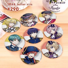 Senjuushi anime brooch pins set(8pcs a set)