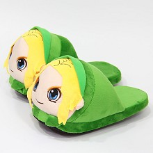 The Legend of Zelda plush shoes slippers a pair 28CM