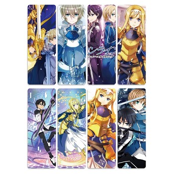 Sword Art Online Alicization anime bookmarks set(5pcs a set)