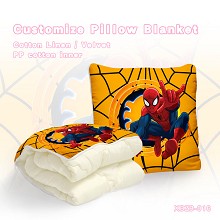 Spider Man pattern customize pillow blanket cushion quilt