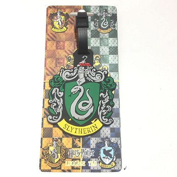 Harry Potter Slytherin luggage tag