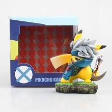 Pokemon pikachu cos Kakashi anime figure