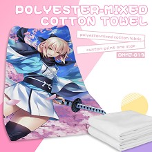 Fate grand order anime polyester-mixed cotton towe...