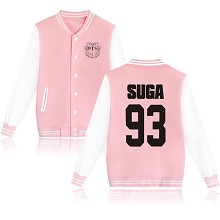 BTS SUGA 93 cotton thick hoodie coat jacket cloth