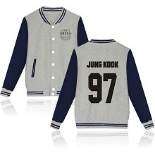 BTS JUNG KOOK 97 cotton thick hoodie coat jacket c...
