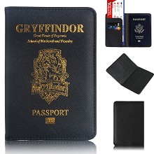 Harry Potter Gryffindor Passport Cover Card Case C...