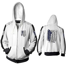 Attack on Titan anime 3D printing hoodie sweater cloth