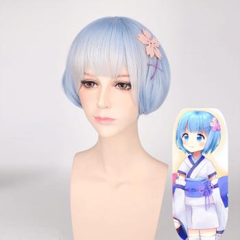 Re:Life in a different world from zero Rem cosplay wig a set