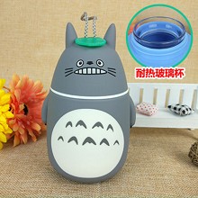 Totoro anime glass cup kettle
