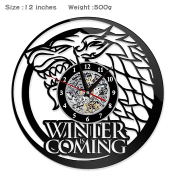 Game of Thrones movie wall clock