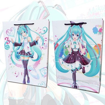 Hatsune Miku anime paper goods bag gifts bag